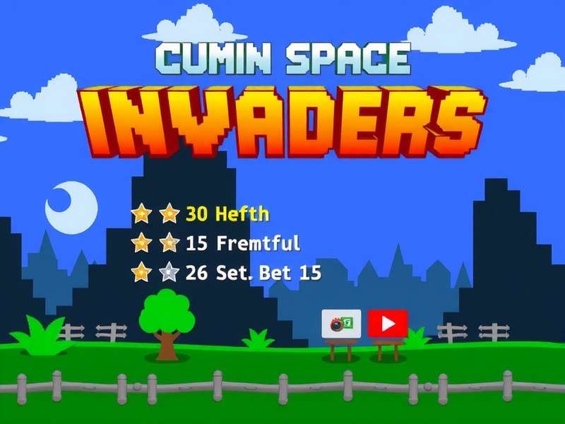 Cumin Space Invaders Gameplay Features